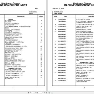 Grove Crane YB4415 GMC 320153 Parts Manual 2011 (1)