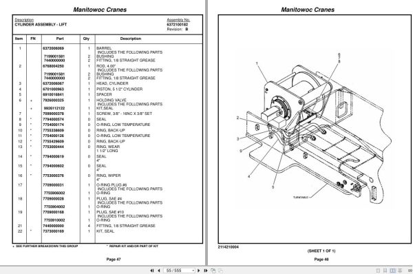 Grove Crane YB4415XT 320100 Parts Manual 2017 (2)
