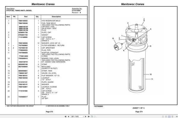 Grove Crane YB4415XT 320290 Parts Manual 2018 (2)