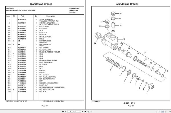 Grove Crane YB4415XT 320335 Parts Manual 2021 (2)