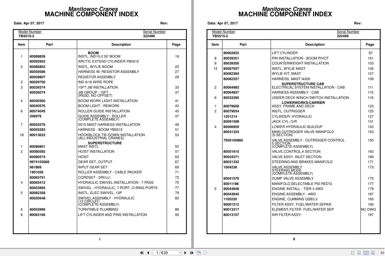 Grove Crane YB5515 2 322499 Parts Manual 2017 (1)