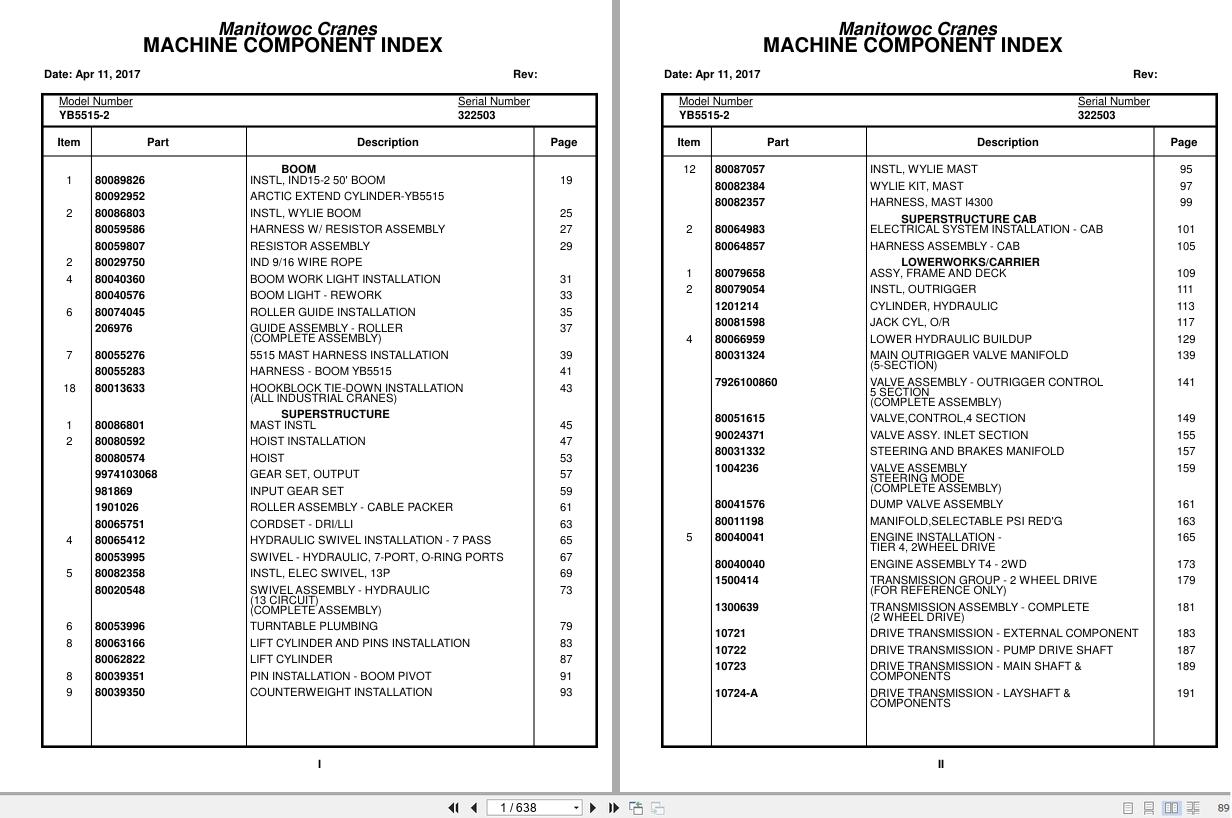 Grove Crane YB5515 2 322503 Parts Manual 2017 (1)