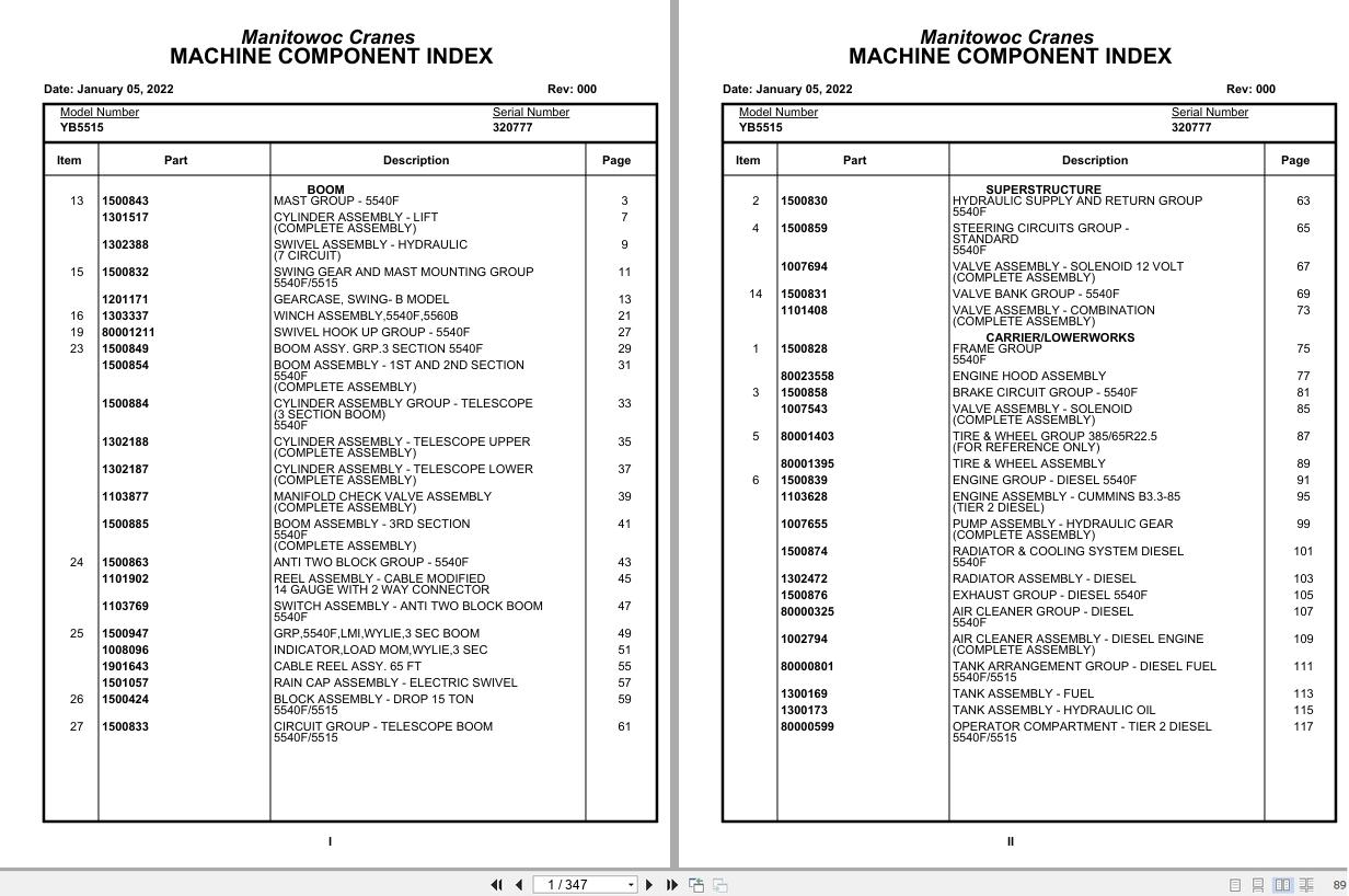 Grove Crane YB5515 320777 Parts Manual 2022 (1)