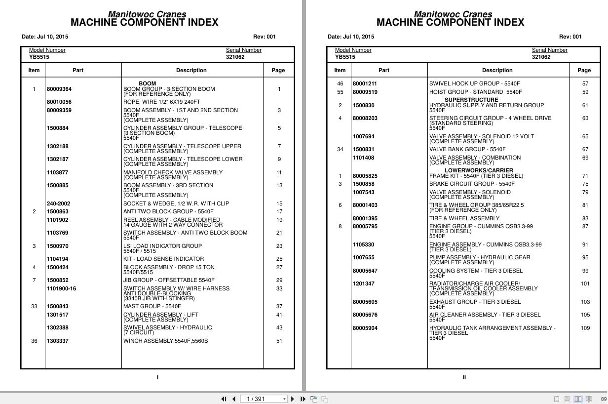 Grove Crane YB5515 321062 Parts Manual 2015 (1)