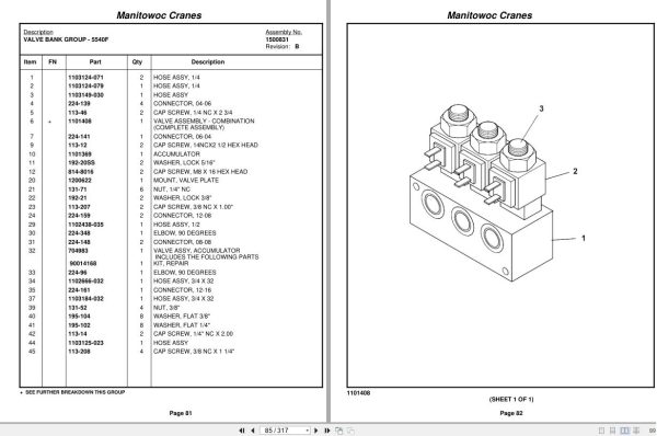Grove Crane YB5515 321063 Parts Manual 2009 (2)