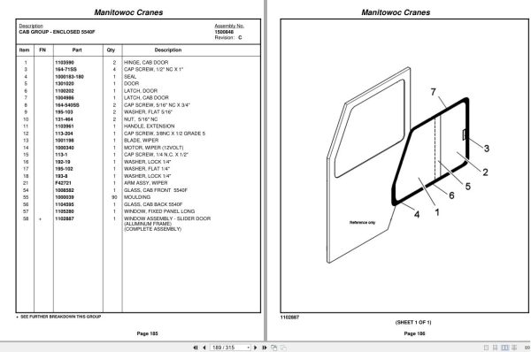 Grove Crane YB5515 321080 Parts Manual 2009 (2)
