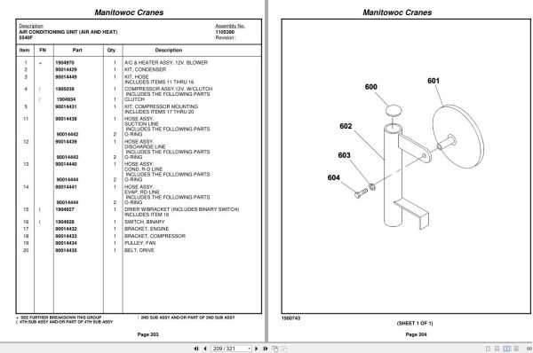 Grove Crane YB5515 321194 Parts Manual 2009 (2)