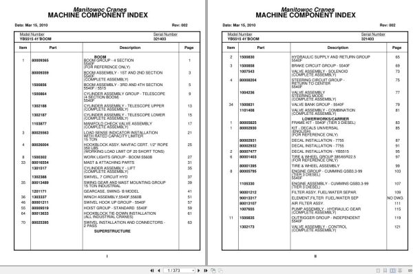 Grove Crane YB5515 321403 Parts Manual 2010 (1)