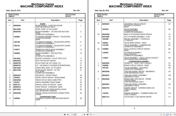 Grove Crane YB5515 321473 Parts Manual 2016 (1)