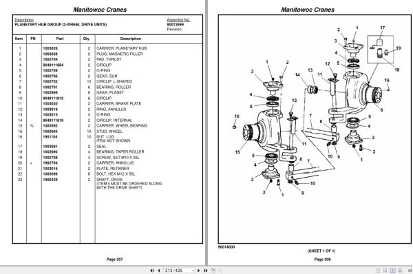 Grove Crane YB5515 321812 Parts Manual 2016 (2)