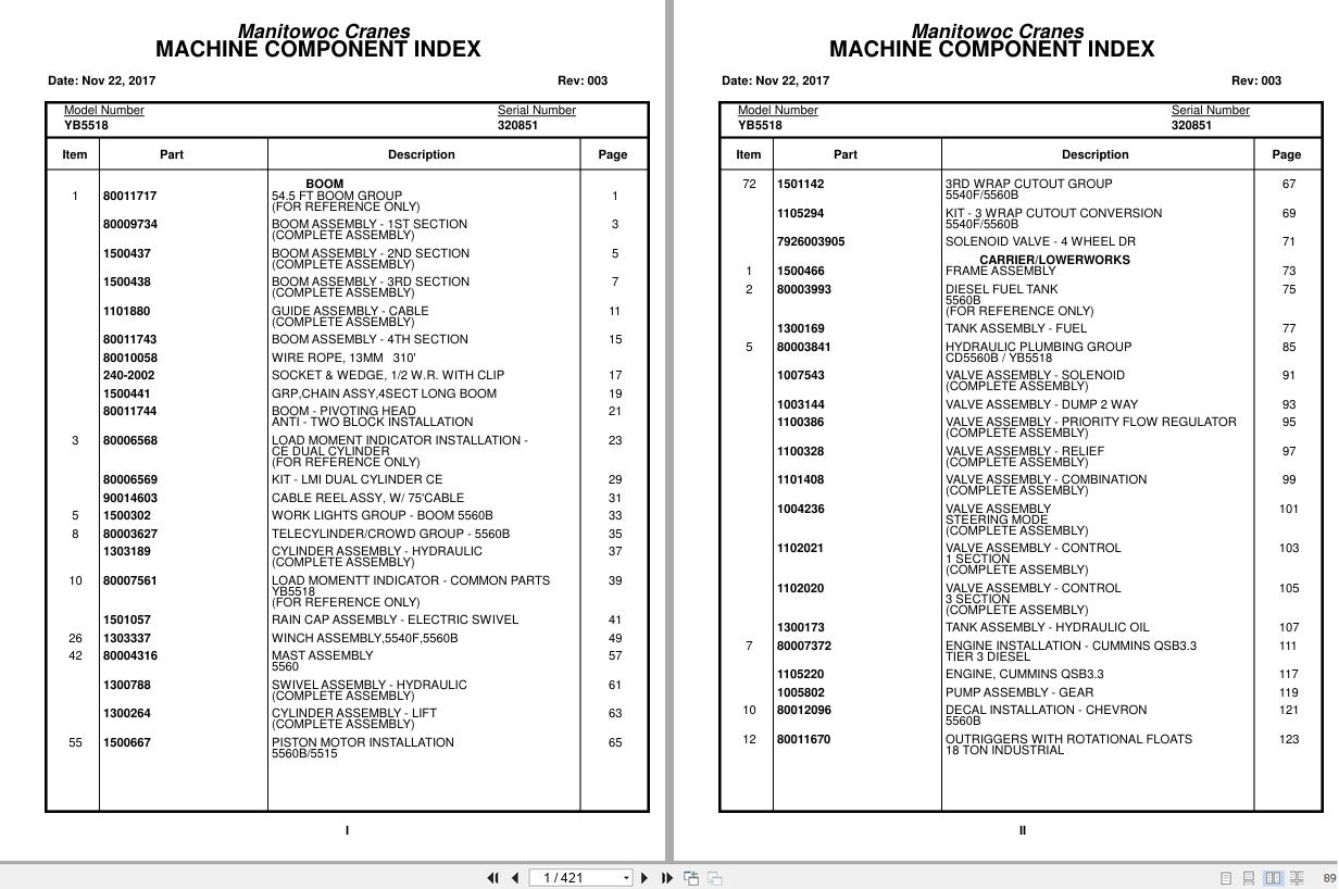 Grove Crane YB5518 320851 Parts Manual 2017 (1)