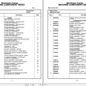 Grove Crane YB5518 321637 Parts Manual 2011 (1)
