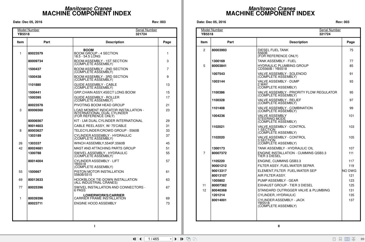 Grove Crane YB5518 321724 Parts Manual 2016 (1)