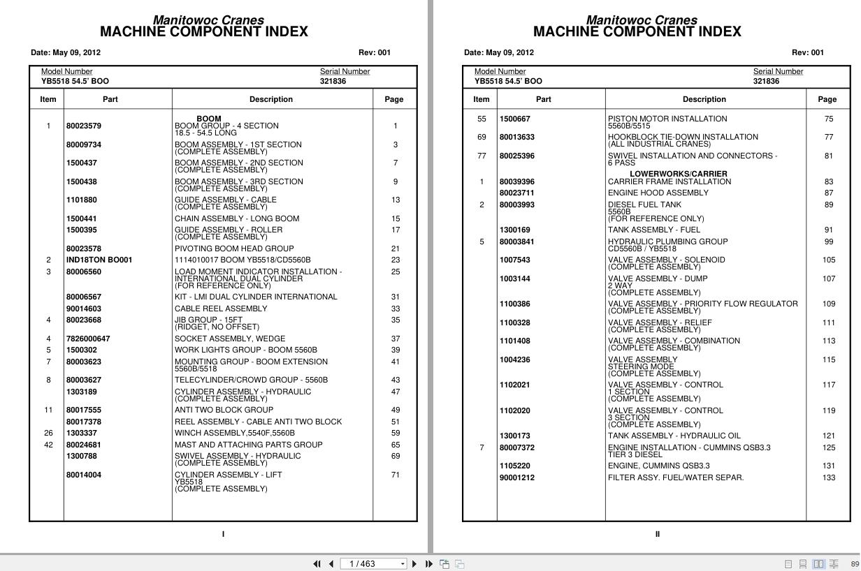 Grove Crane YB5518 321836 Parts Manual 2012 (1)