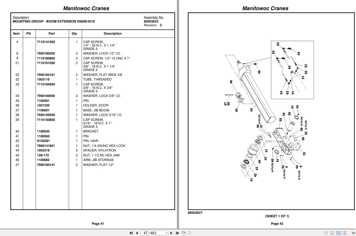 Grove Crane YB5518 321836 Parts Manual 2012 (2)