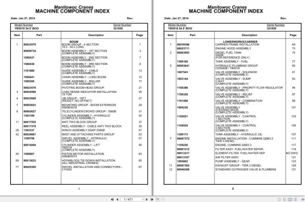 Grove Crane YB5518 321859 Parts Manual 2014 (1)