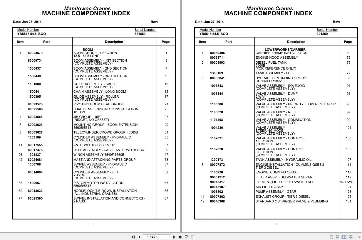 Grove Crane YB5518 321859 Parts Manual 2014 (1)