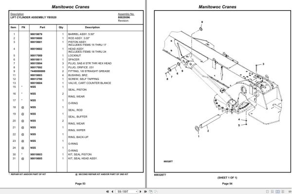 Grove Crane YB5520 322093 Parts Manual 2013 (2)