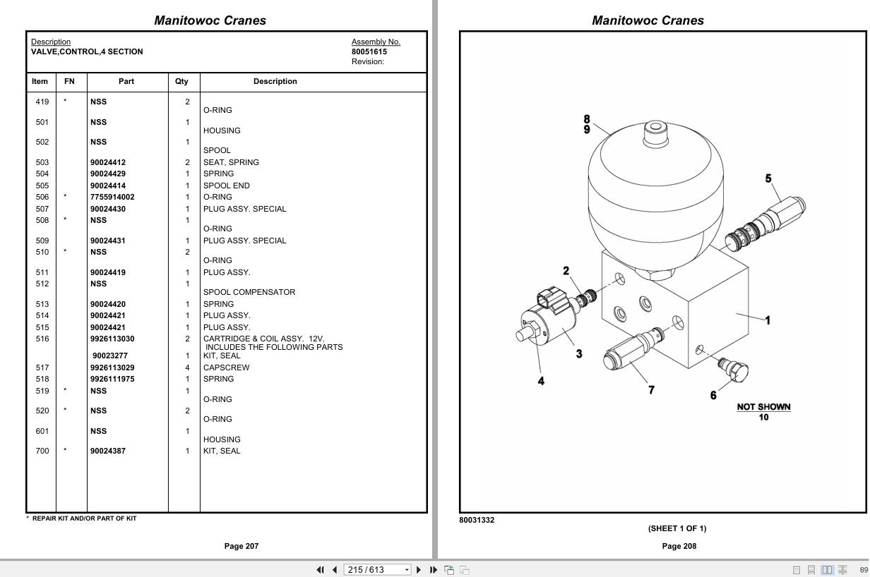Grove Crane YB5520 322206 Parts Manual 2014 (2)