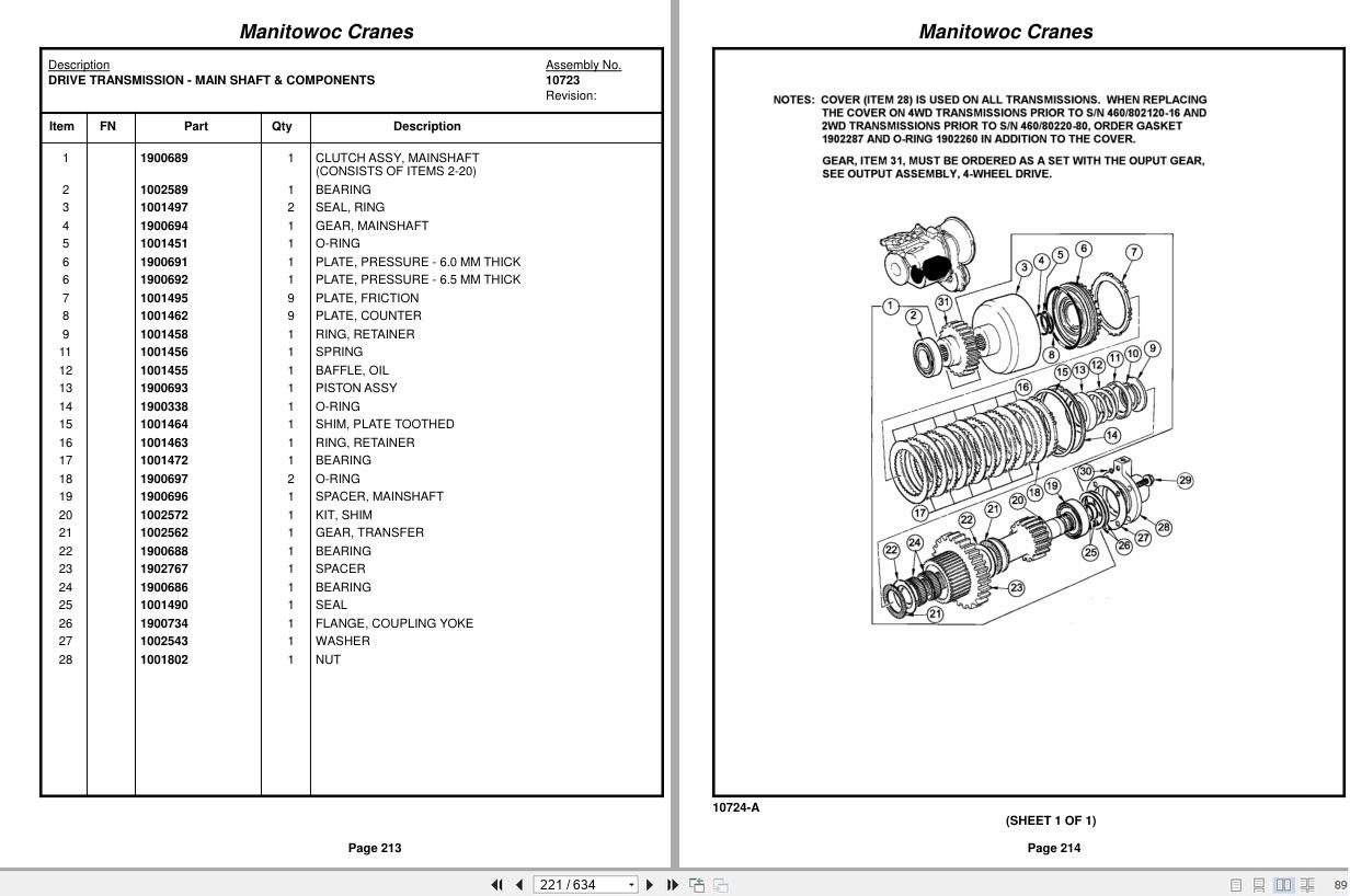 Grove Crane YB5520 322351 Parts Manual 2015 (2)