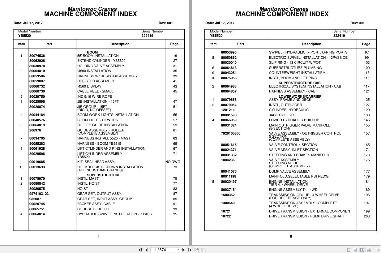 Grove Crane YB5520 322419 Parts Manual 2017 (1)