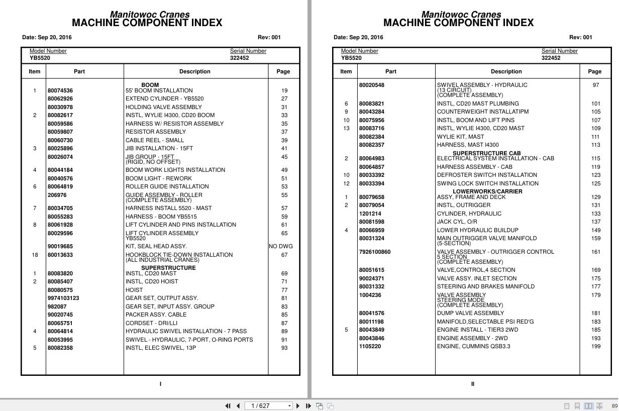 Grove Crane YB5520 322452 Parts Manual 2016 (1)