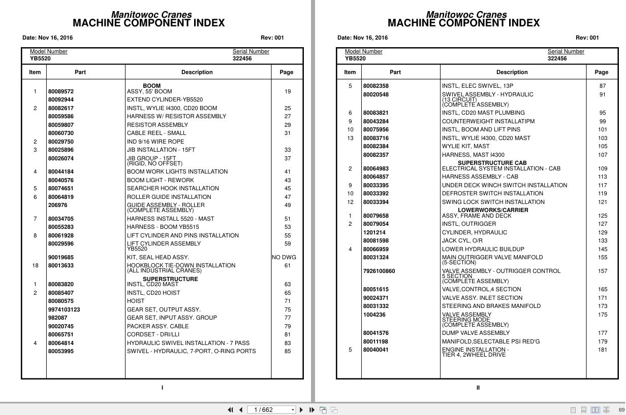Grove Crane YB5520 322456 Parts Manual 2016 (1)