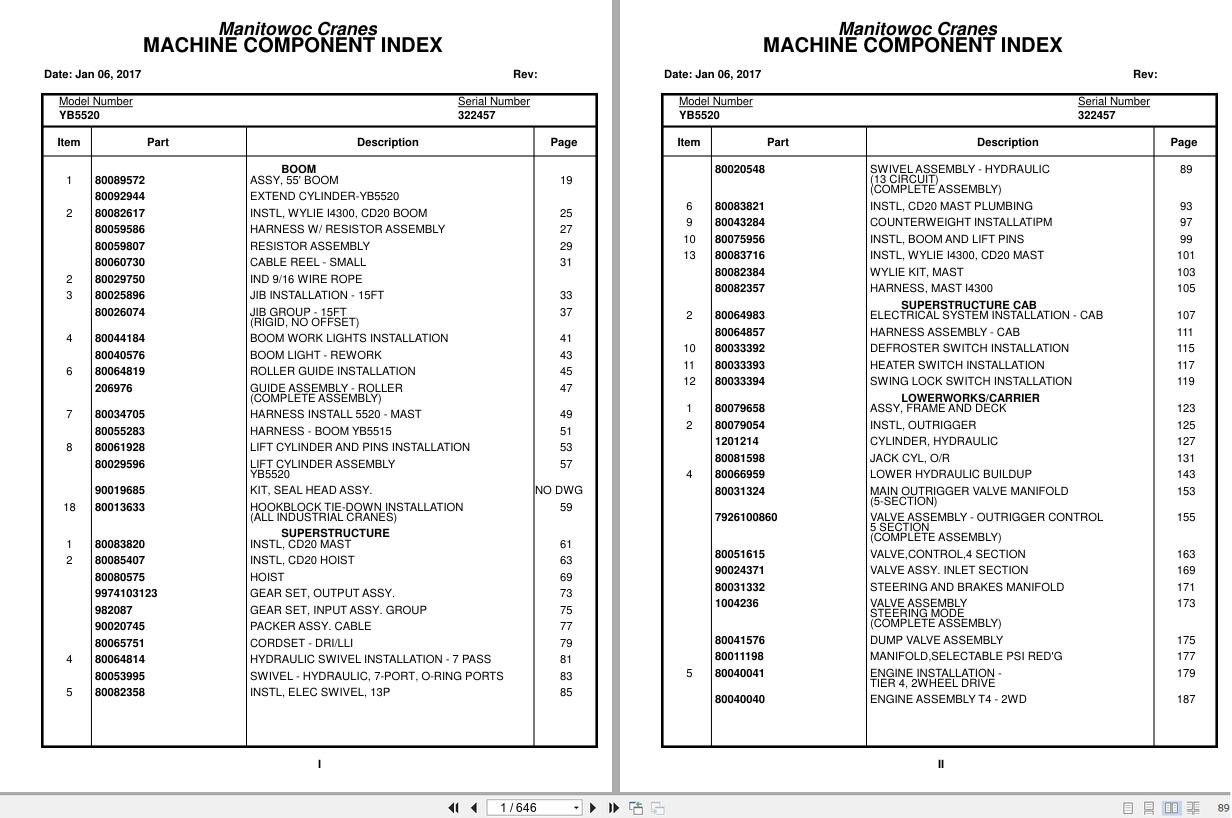 Grove Crane YB5520 322457 Parts Manual 2017 (1)
