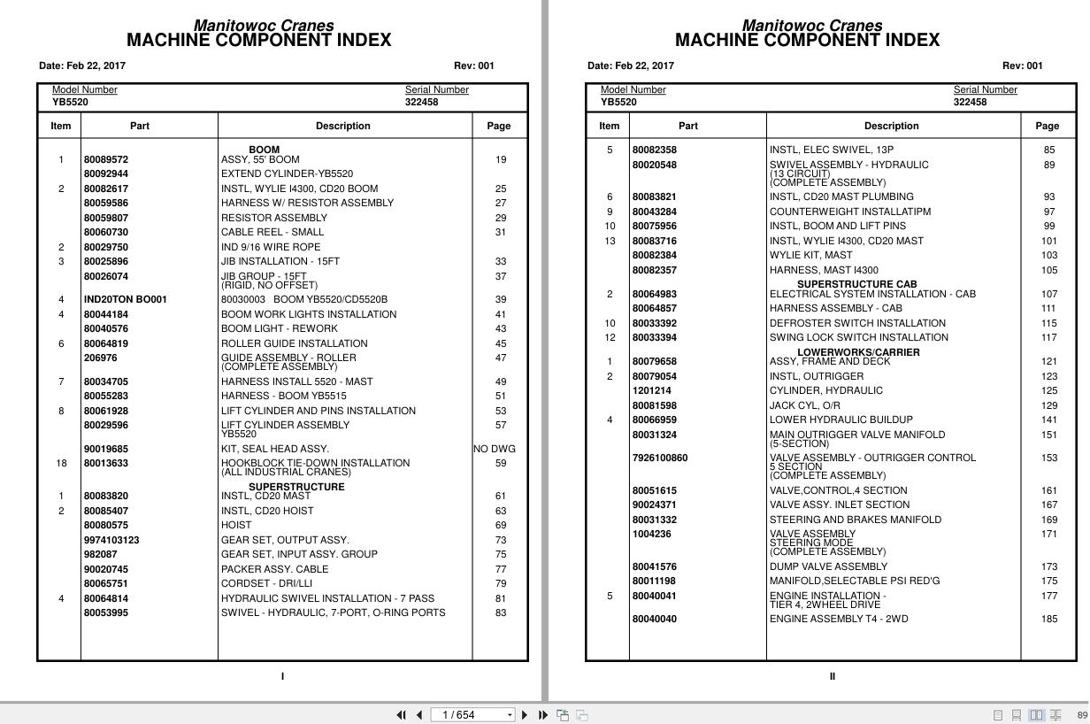 Grove Crane YB5520 322458 Parts Manual 2017 (1)