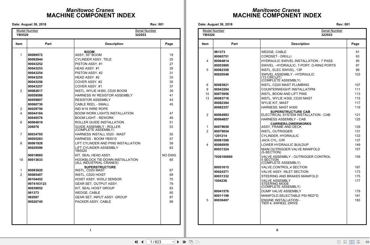 Grove Crane YB5520 322553 Parts Manual 2018 (1)