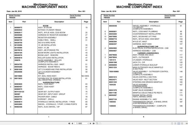 Grove Crane YB5520 322555 Parts Manual 2018 (1)