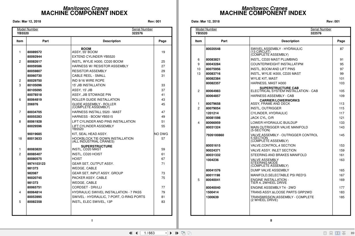 Grove Crane YB5520 322576 Parts Manual 2018 (1)