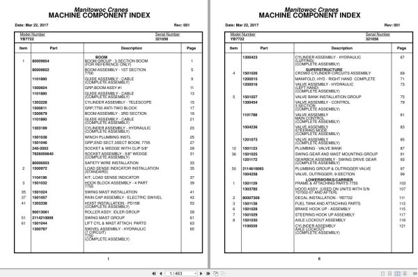 Grove Crane YB7722 321056 Parts Manual 2017 (1)