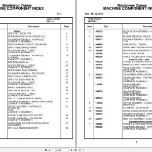 Grove Crane YB7722XL 320714 Parts Manual 2016 (1)