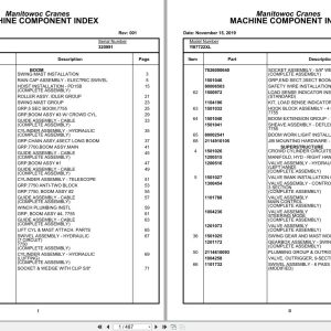Grove Crane YB7722XL 320991 Parts Manual 2019 (1)