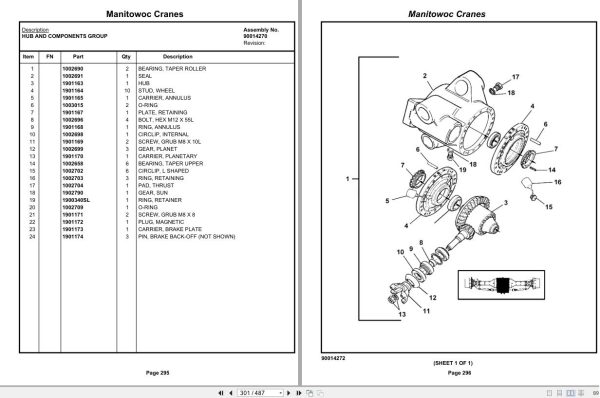 Grove Crane YB7722XL 320991 Parts Manual 2019 (2)