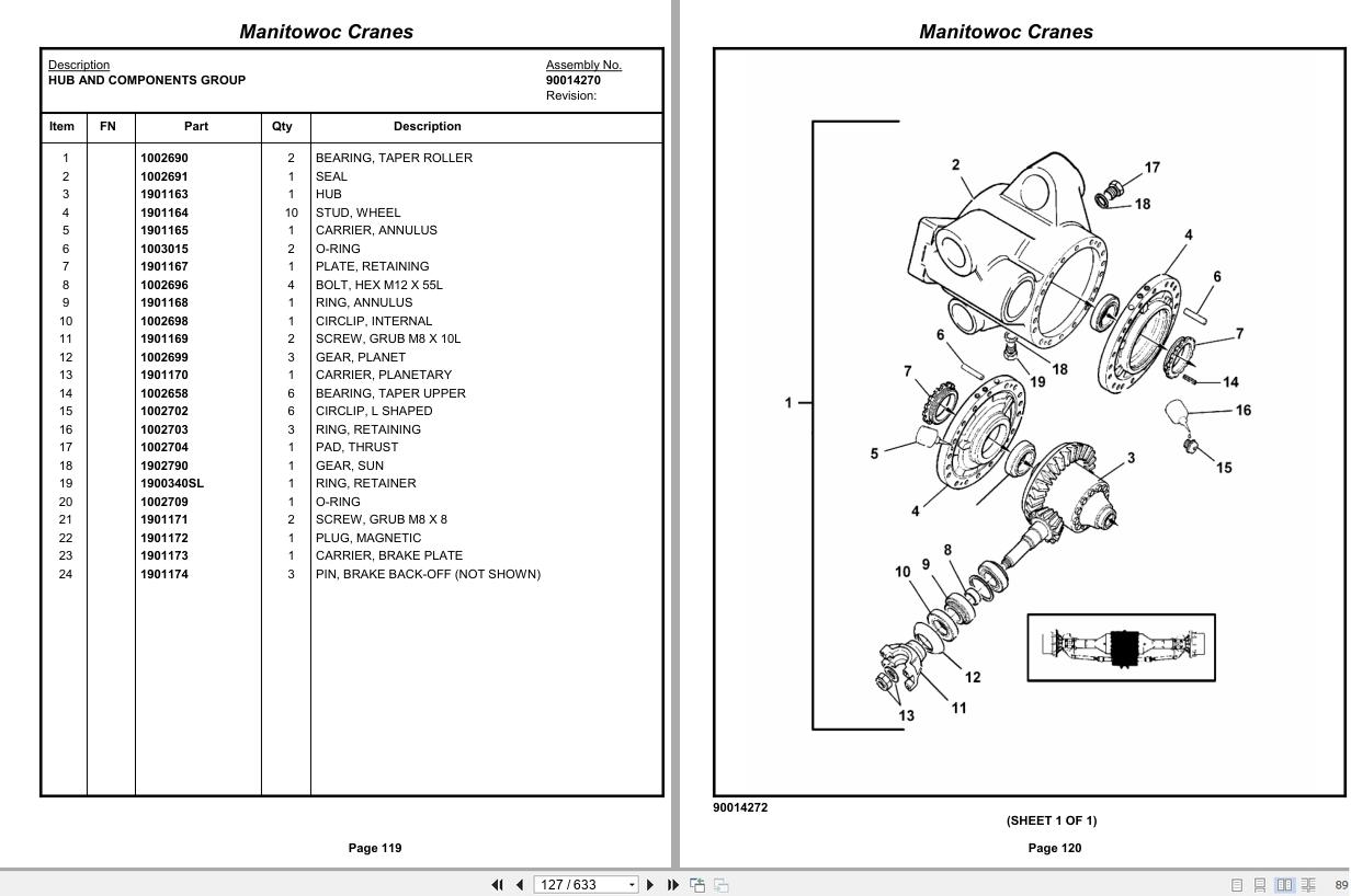 Grove Crane YB7725 321955 Parts Manual 2012 (2)