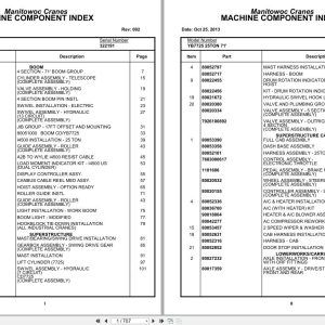 Grove Crane YB7725 322191 Parts Manual 2013 (1)