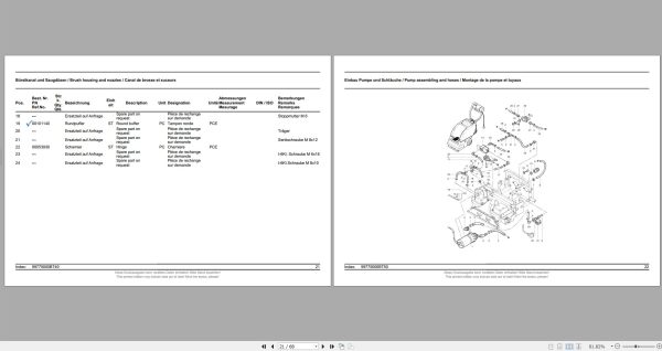 Hako Cleaning Machine Carpomatic 34 (7750.00) Spare Parts Catalog (2)