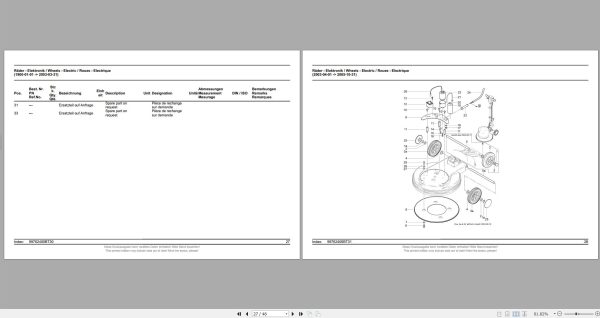 Hako Floor Polisher Super 43 180 (7620.00) Spare Parts Catalog (2)