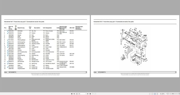 Hako Floor Scrubber Hakomatic 350 Spare Parts Catalog (2)