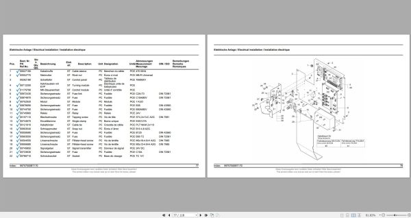 Hako Floor Scrubber Hakomatic 53 Spare Parts Catalog (2)
