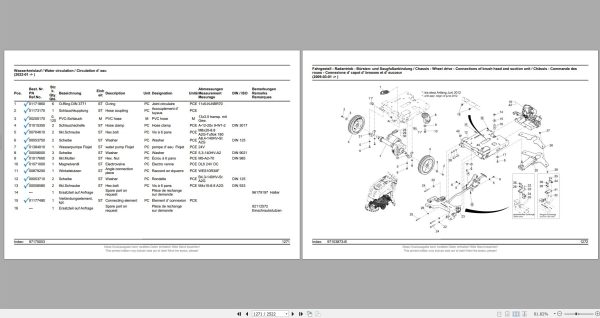 Hako Floor Scrubber Hakomatic B115 R Spare Parts Catalog (2)