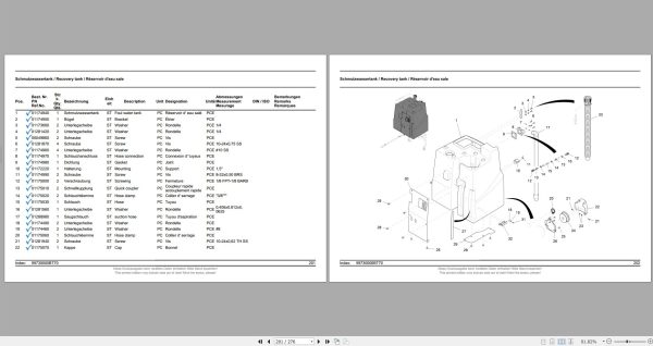 Hako Floor Scrubber Hakomatic B30 Spare Parts Catalog (2)
