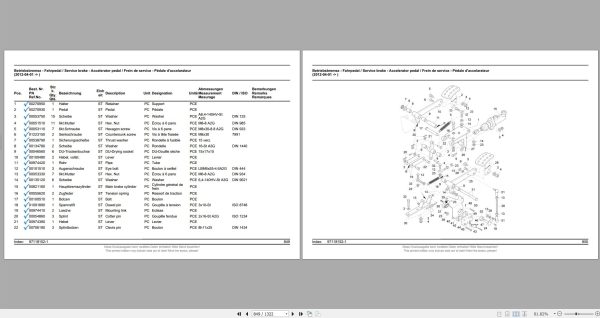 Hako Floor Scrubber Hakomatic B70 Spare Parts Catalog (2)