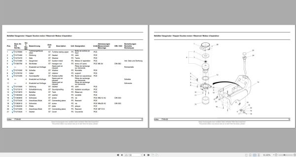 Hako Floor Scrubber Scrubmaster B100 R Spare Parts Catalog (2)