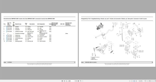 Hako Floor Scrubber Scrubmaster B175 R Spare Parts Catalog (2)