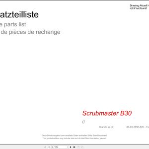 Hako Floor Scrubber Scrubmaster B30 Spare Parts Catalog (1)