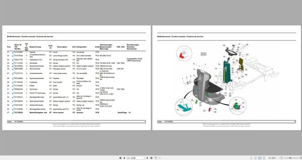 Hako Floor Scrubber Scrubmaster B70 Spare Parts Catalog (2)