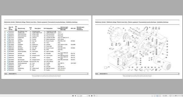 Hako Hand controlled Sweepers Hamster 650 Spare Parts Catalog (2)